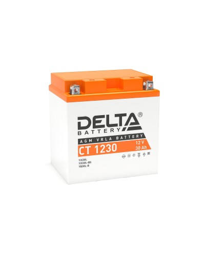 Delta CT 1230. Аккумулятор герметичный свинцово-кислотный стартерный. Delta в Обнинске