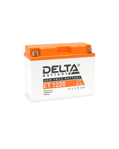 Delta CT 1220. Аккумулятор герметичный свинцово-кислотный стартерный. Delta в Обнинске