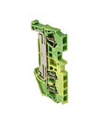 JXB-ST-2.5 3-проводная, земля, желто-зеленная (plc-jxb-st-2.5-3-pen). Колодка клеммная пружинная. EKF в Обнинске