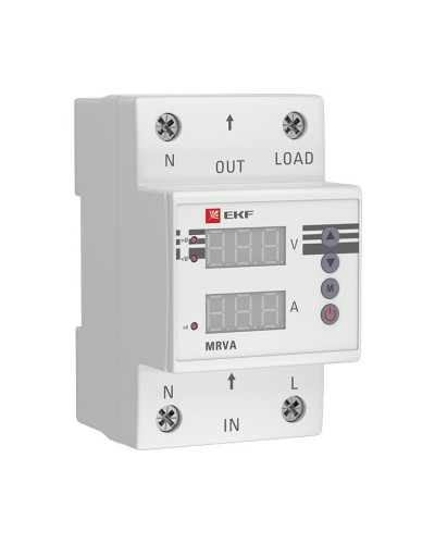 MRVA 25A PROxima (MRVA-25A). Реле напряжения и тока с дисплеем. EKF в Обнинске