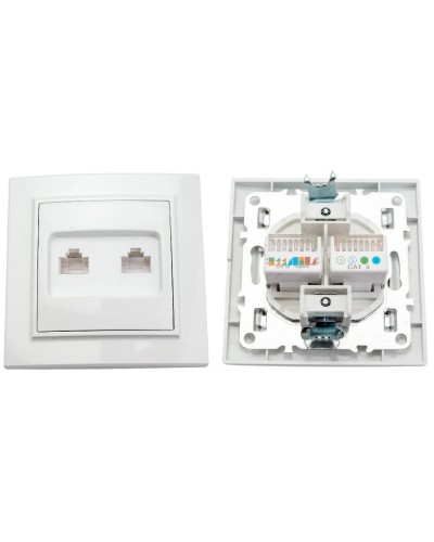 Минск Розетка RJ-45+Phone СП (ERK00-135-10). Розетка RJ-45+Phone СП. EKF в Обнинске