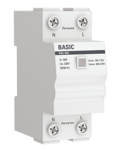 RVb-40A Basic (rvb-40a). Реле напряжения. EKF в Обнинске