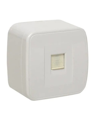 Минск Розетка RJ-45 1-местная ОП 1А (EGK01-035-10). Розетка RJ-45 1-местная ОП 1А. EKF в Обнинске