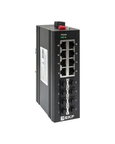 TSX-U-8GX/SFP-8GT. Промышленный неуправляемый коммутатор. EKF в Обнинске