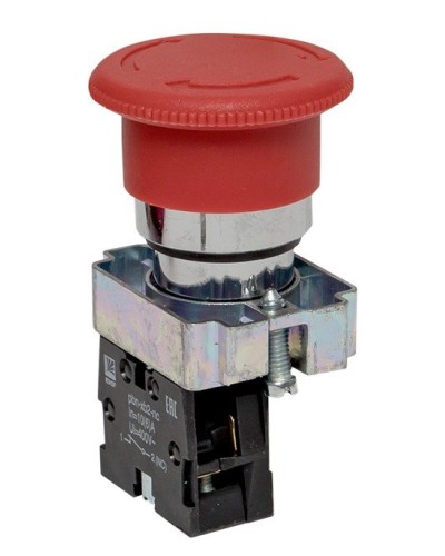 BS542 поворотная красная грибок NC (xb2-bs542). Кнопка поворотная красная грибок. EKF в Обнинске