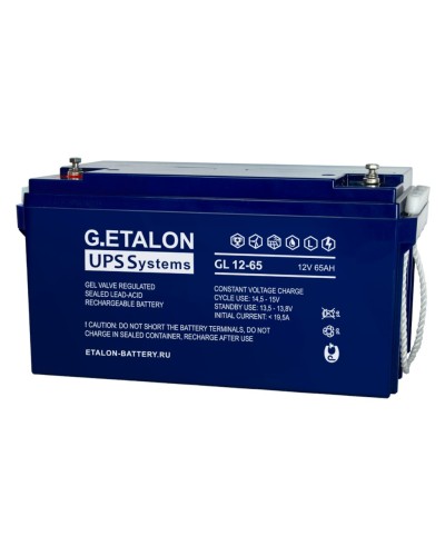 G.ETALON GL 12-65. Аккумулятор герметичный свинцово-кислотный. ETALON в Обнинске