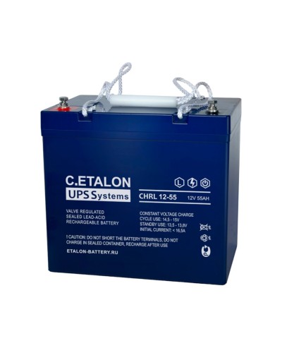 C.ETALON CHRL 12-55. Аккумулятор герметичный свинцово-кислотный. ETALON в Обнинске