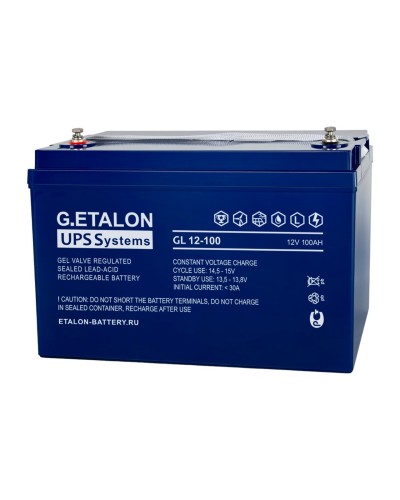 G.ETALON GL 12-100. Аккумулятор герметичный свинцово-кислотный. ETALON в Обнинске