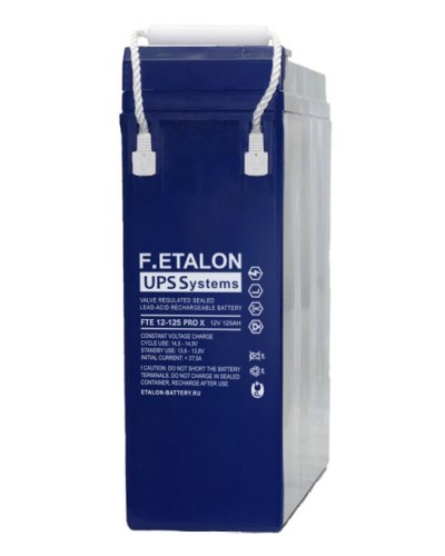 F.ETALON FTE 12-125 PRO X. Аккумулятор герметичный свинцово-кислотный. ETALON в Обнинске