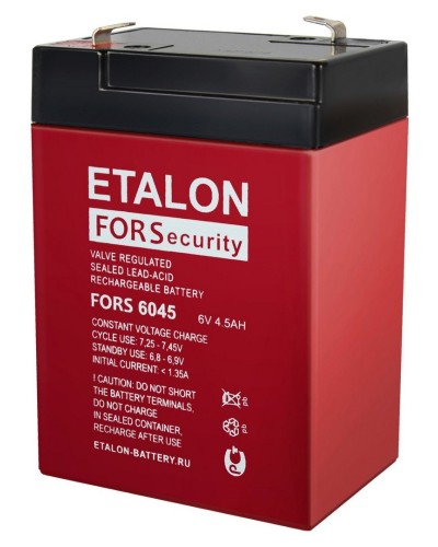 ETALON FORS 6045. Аккумулятор герметичный свинцово-кислотный. ETALON в Обнинске