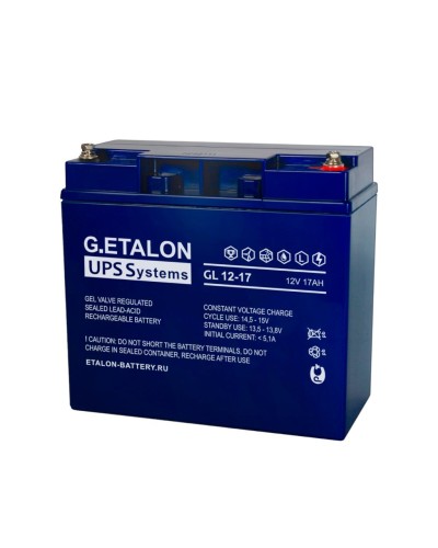 G.ETALON GL 12-17. Аккумулятор герметичный свинцово-кислотный. ETALON в Обнинске