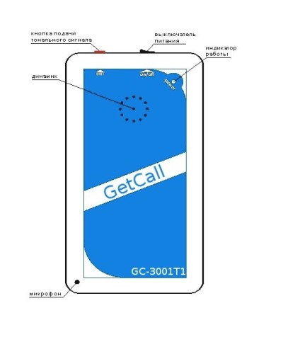 GC-3001T1. Переговорное устройство ремонтной связи. GETCALL в Обнинске