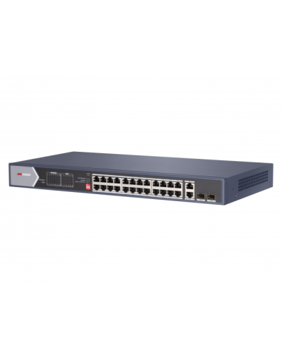 DS-3E0528HP-E. Коммутатор с питанием POE. Hikvision в Обнинске