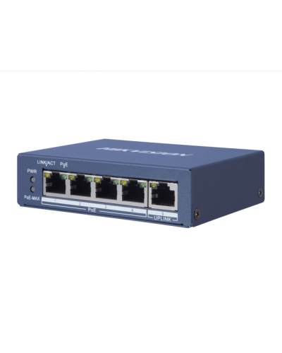 DS-3E0505P-E/M. Коммутатор с питанием POE. Hikvision в Обнинске