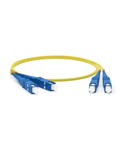 FC-D2-9-SC/UR-SC/UR-H-3M-LSZH-YL. Патч-корд волоконно-оптический одномодовый. Hyperline в Обнинске