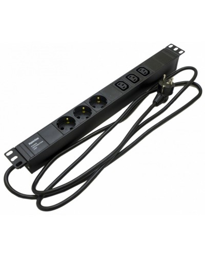 SHE19-3SH-3IEC-2.5EU. Блок розеток 19. Hyperline в Обнинске