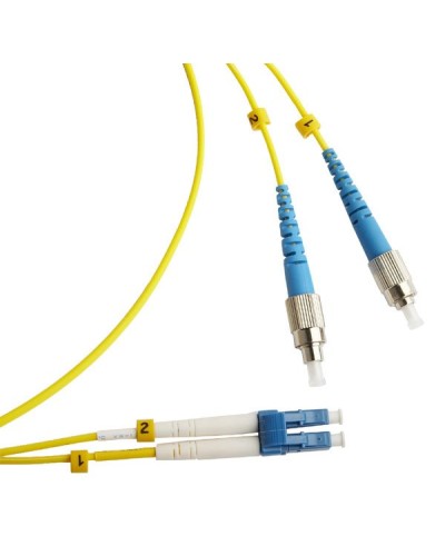 FC-D2-9-FC/UR-LC/UR-H-2M-LSZH-YL. Патч-корд волоконно-оптический FC/UPC-LC/UPC. Hyperline в Обнинске