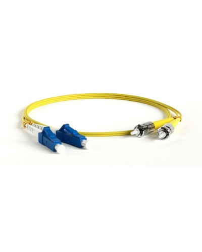 FC-D2-9-LC/UR-ST/UR-H-3M-LSZH-YL. Патч-корд волоконно-оптический одномодовый. Hyperline в Обнинске