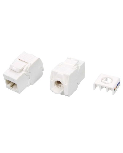 KJ8-8P8C-C6-180-TLS-WH. Вставка Keystone Jack RJ-45. Hyperline в Обнинске