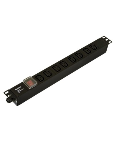 SHE19-8IEC-S-CB. Блок розеток 19. Hyperline в Обнинске