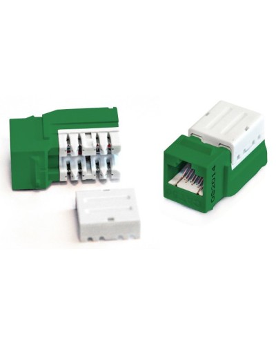 KJNE-8P8C-C5e-90-GN. Вставка Keystone Jack RJ-45. Hyperline в Обнинске
