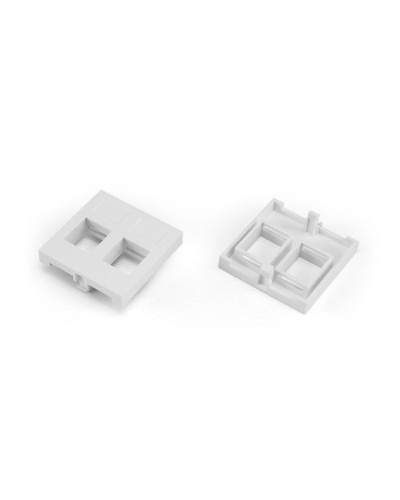SIP2-2N-M45-45. Вставка 45x45 (аналог Mosaic) для 2х модулей формата Keystone Jack. Hyperline в Обнинске