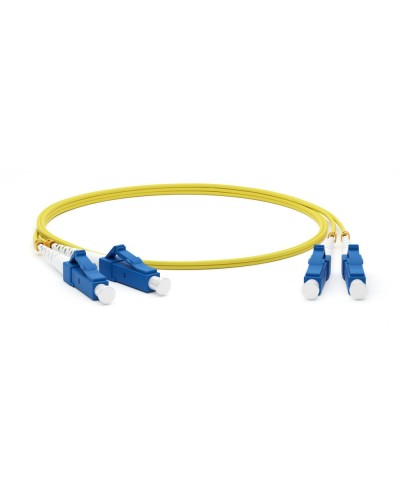 FC-D2-9-LC/UR-LC/UR-H-5M-LSZH-YL. Патч-корд волоконно-оптический одномодовый. Hyperline в Обнинске