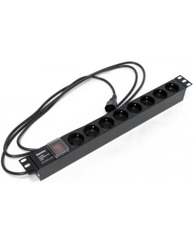 SHE19-8SH-S-2.5IEC. Блок розеток 19. Hyperline в Обнинске