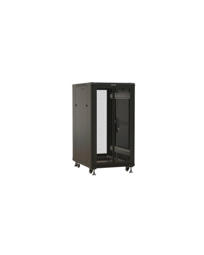 TTBR-2766-DD-RAL9004. Шкаф телекоммуникационный 19 напольный 27U. Hyperline в Обнинске