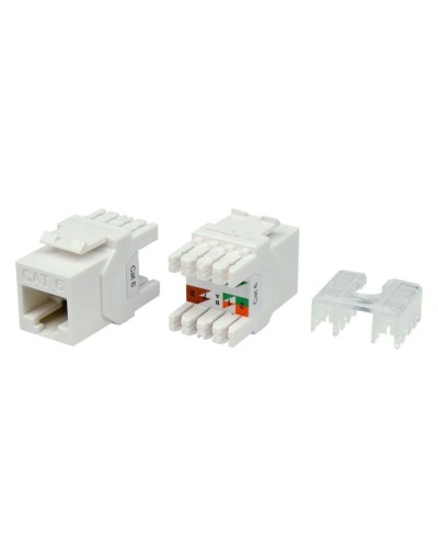 KJ8-8P8C-C6-180-WH. Вставка Keystone Jack RJ-45. Hyperline в Обнинске