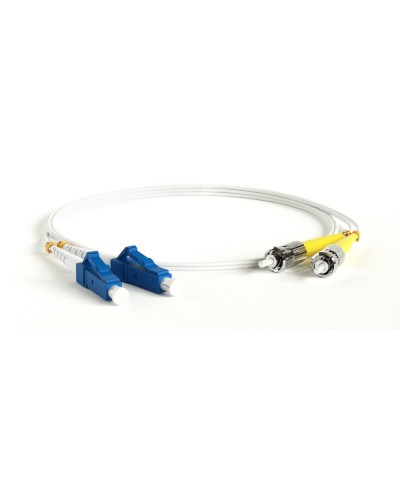 FC-D2-9A1-LC/UR-ST/UR-H-1M-LSZH-WH. Патч-корд волоконно-оптический ST-LC. Hyperline в Обнинске