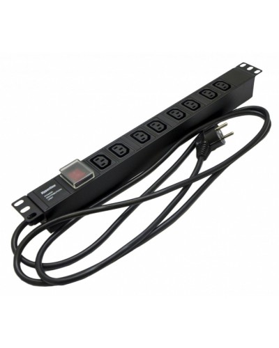 SHE19-8IEC-S-2.5EU. Блок розеток 19. Hyperline в Обнинске