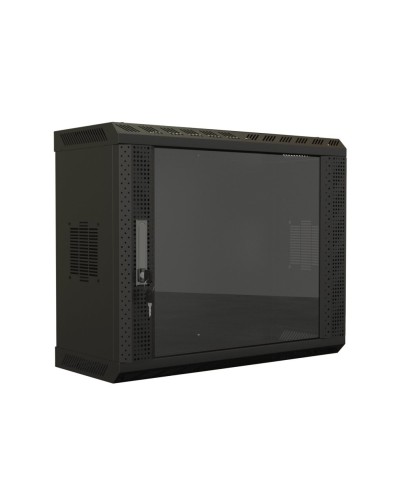 TWS-0925-GP-RAL9004. Шкаф телекоммуникационный 19 настенный 9U. Hyperline в Обнинске