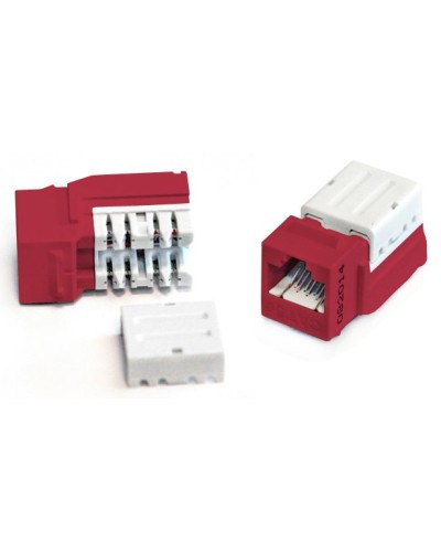 KJNE-8P8C-C5e-90-RD. Вставка Keystone Jack RJ-45. Hyperline в Обнинске