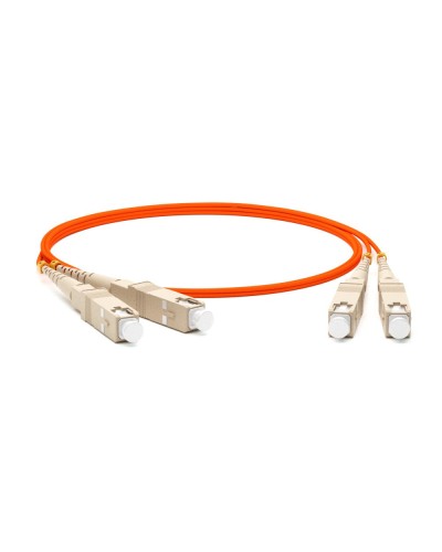 FC-D2-62-SC/PR-SC/PR-H-2M-LSZH-OR. Патч-корд волоконно-оптический многомодовый. Hyperline в Обнинске