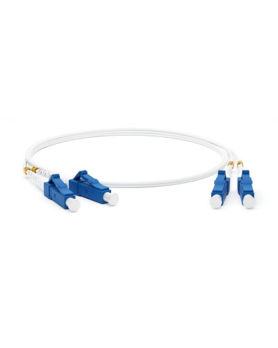 FC-D2-9A1-LC/UR-LC/UR-H-2M-LSZH-WH. Патч-корд волоконно-оптический одномодовый. Hyperline в Обнинске