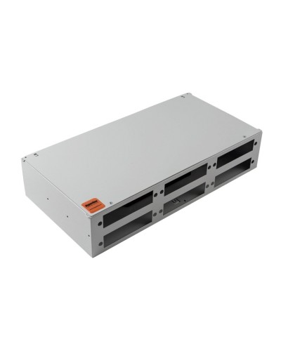 FO-19R-2U-6xSLT-W140H42-48UN-GY. Кросс оптический 19. Hyperline в Обнинске