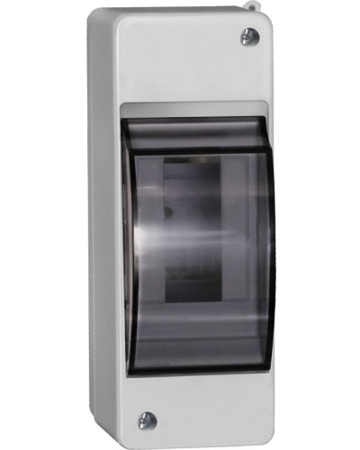 Корпус пластиковый КМПн 2/2 IP30 белый KREPTA 3 (MKP42-N-02-30-20). Щиток модульный с прозрачной дверцей, настенный. IEK в Обнинске