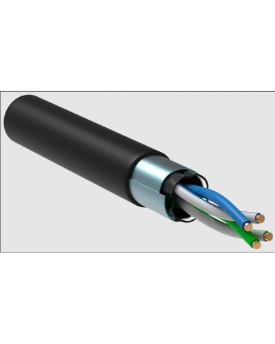 GENERICA F/UTP 5E 24AWG 2PR LDPE 1м черный 305м (BC3-C5E02-339-305-R-G). Кабель «витая пара» (LAN) для структурированных систем связи. IEK в Обнинске