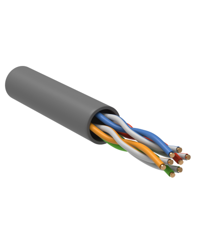 GENERICA U/UTP кат. 5E 100МГц 4 пары PVC INDOOR серый (BC1-C5E04-111-305-G). Кабель «витая пара» (LAN) для структурированных систем связи. IEK в Обнинске