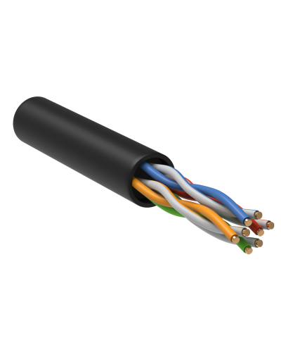 GENERICA U/UTP кат.5E 24AWG 4 пары LDPE черный (BC3-C5E04-139-305-R-G). Кабель «витая пара» (LAN) для структурированных систем связи. IEK в Обнинске
