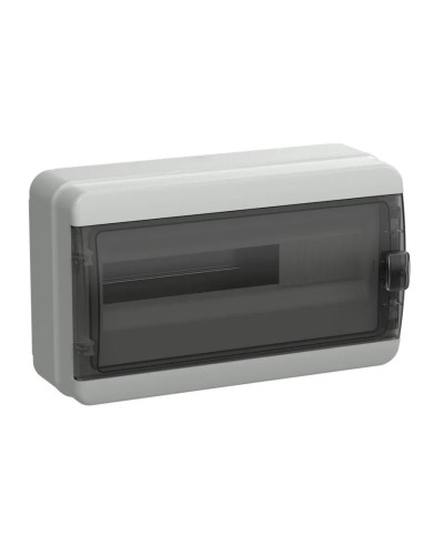 Корпус пластиковый КМПн-18 IP65 TEKFOR (TF5-KP72-N-18-65-K03-K02). Корпус модульный пластиковый черная прозрачная дверь. IEK в Обнинске