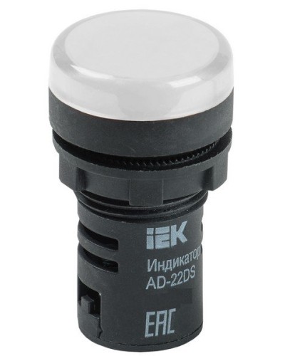 Лампа AD22DS (LED) матрица D22 мм 230В белый (BLS10-ADDS-230-K01). Светосигнальный индикатор. IEK в Обнинске
