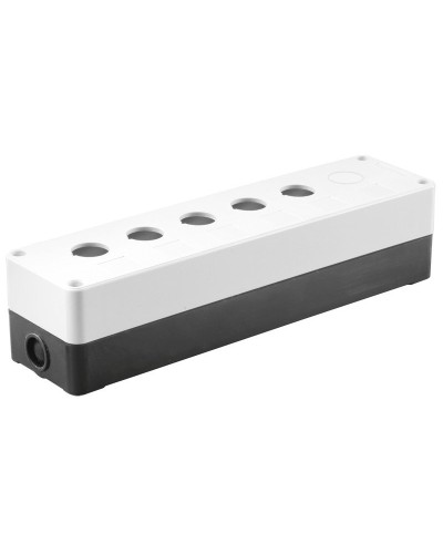 Корпус КП105(6) для кнопок 5(6) мест белый (BKP10-6-K01). Корпус для кнопочных постов. IEK в Обнинске