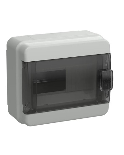 Корпус пластиковый КМПн-8 IP65 TEKFOR (TF5-KP72-N-08-65-K03-K02). Корпус модульный пластиковый черная прозрачная дверь. IEK в Обнинске