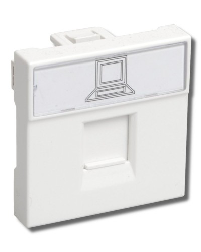 РКИ-20-00-П RJ-45 UTP белая (CKK-40D-RI2-K01). Розетка информационная 2 модуля ПРАЙМЕР. IEK в Обнинске