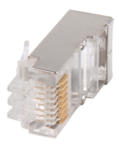 GENERICA Разъём RJ-45 FTP для кабеля кат. 5Е (20 шт) (CS3-1C5EF-G). Разъем RJ-45. IEK в Обнинске