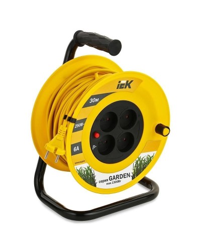 УК30 4 места, 30м (WKP23-06-04-30). Удлинитель на катушке Garden. IEK в Обнинске