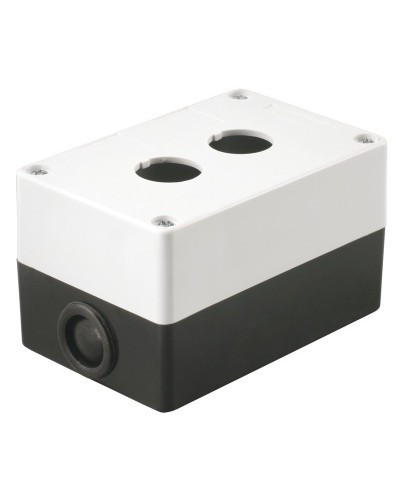 Корпус КП102 для кнопок 2 места белый (BKP10-2-K01). Корпус для кнопочных постов. IEK в Обнинске