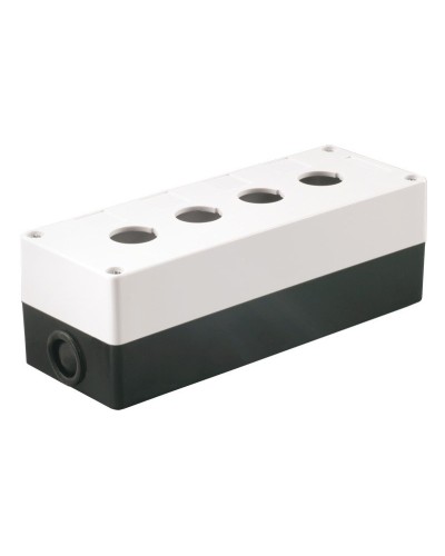 Корпус КП104 для кнопок 4 места белый (BKP10-4-K01). Корпус для кнопочных постов. IEK в Обнинске